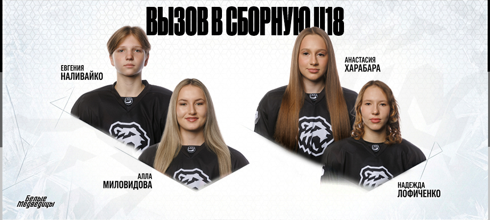 Четыре игрока «Белых Медведиц» — в сборной России U18 