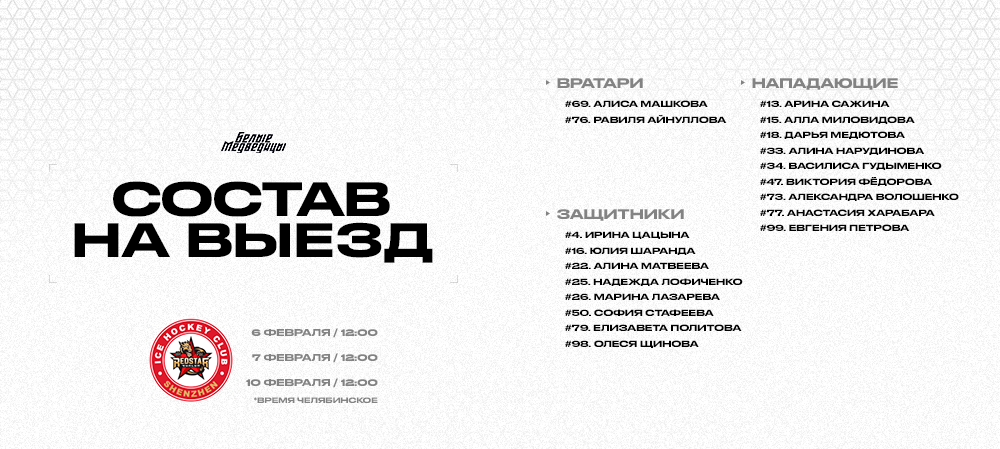 ЖХЛ 25/26. Челябинск – Шэньчжэнь  