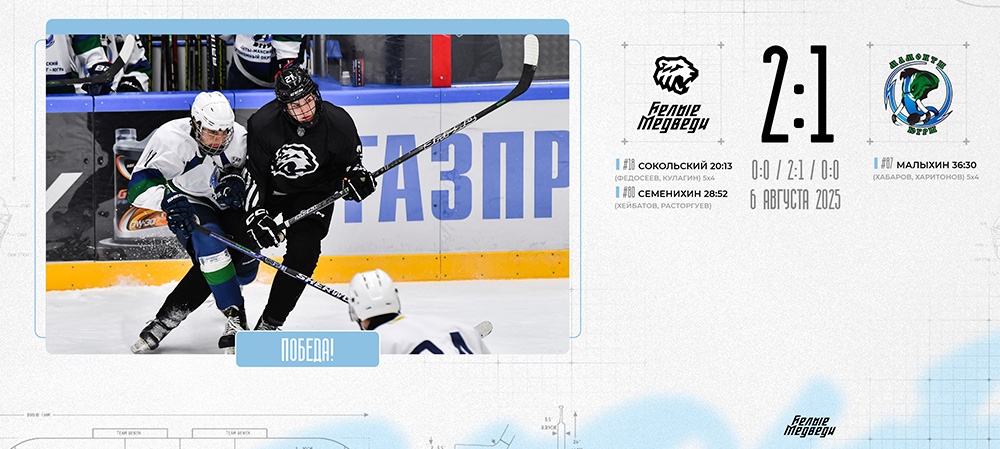 G-Drive Cup. «Белые Медведи» обыграли «Мамонтов Югры»  