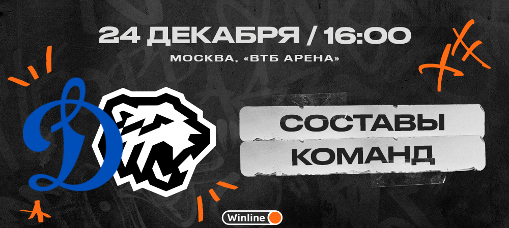22/23. «Динамо» Москва vs «Трактор». Составы команд 
