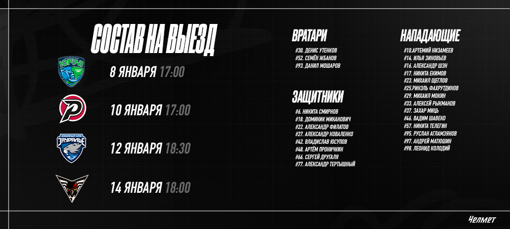 ВХЛ 25/26. Ханты-Мансийск – Тюмень – Курган – Омск      