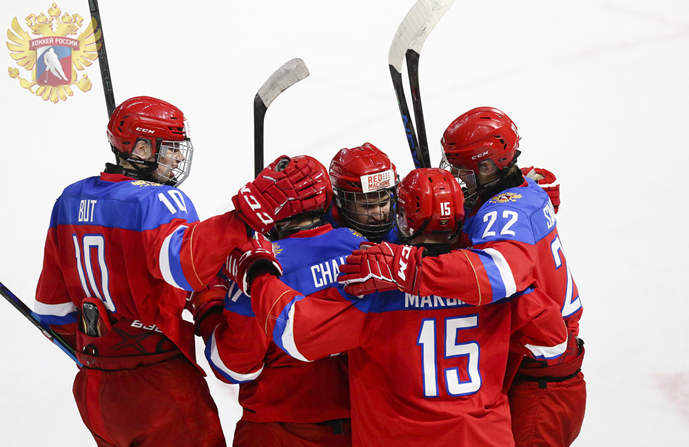 Российские юниоры разгромили сверстников из сборной Словакии 