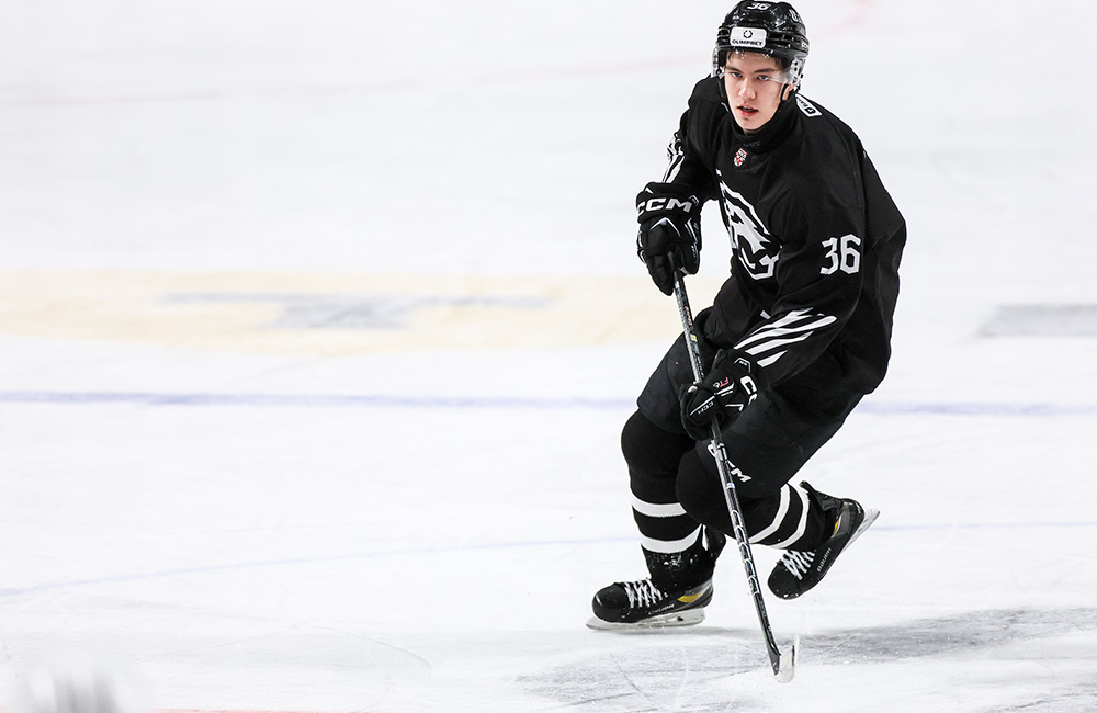 Данил Шубин: «Хороший матч. Было много атак и я думаю, что с трибун хоккей сегодня смотрелся зрелищно» 