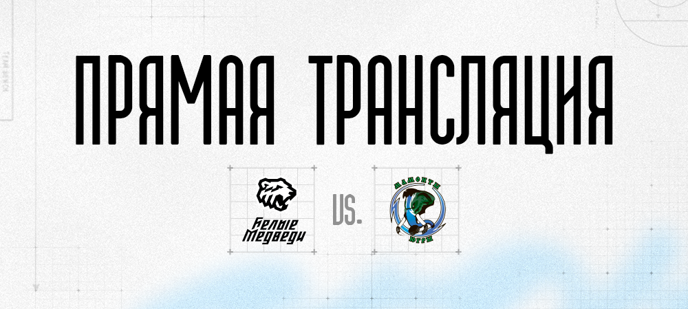 Прямая трансляция второго матча против «Мамонтов Югры» 