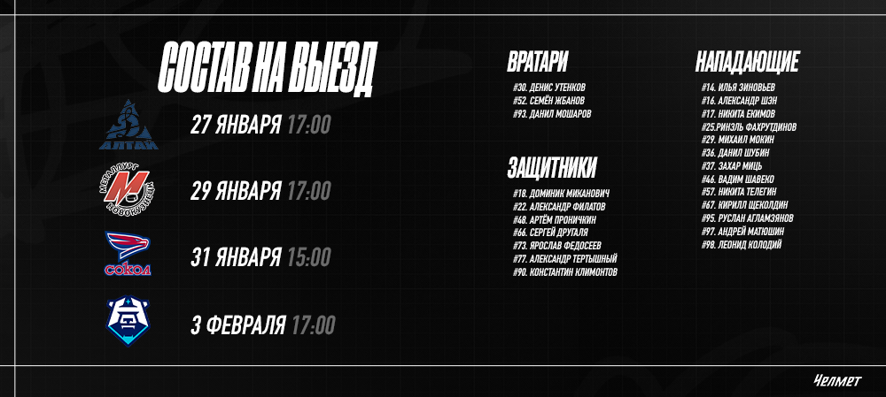 ВХЛ 25/26. Барнаул – Новокузнецк – Красноярск – Норильск    