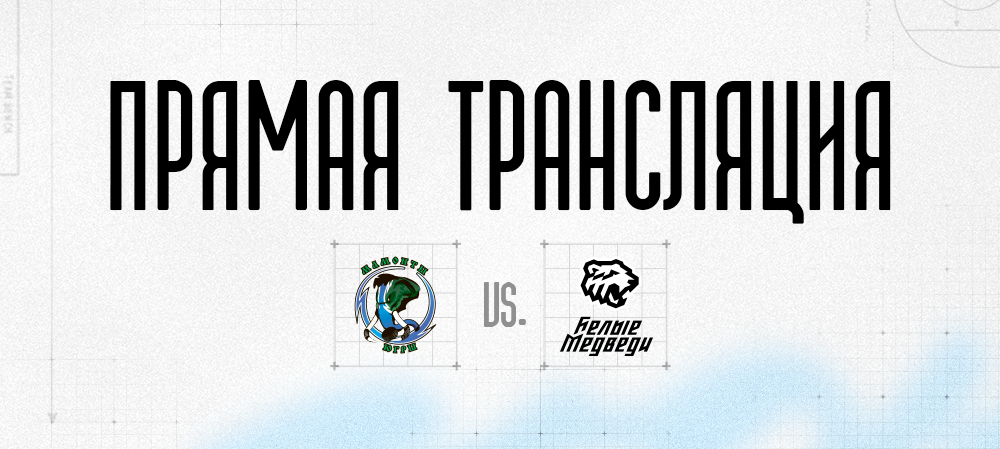 Прямая трансляция четвертого матча G-Drive Cup. «Белые Медведи» против «Мамонты Югры» 
