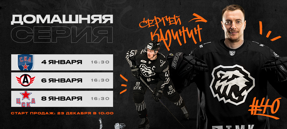 Билеты на домашнюю новогоднюю серию 