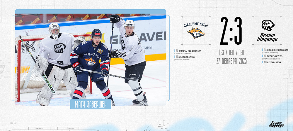 OLIMPBET Чемпионат МХЛ. Челябинская «молодёжка» одержала победу в Магнитогорске  