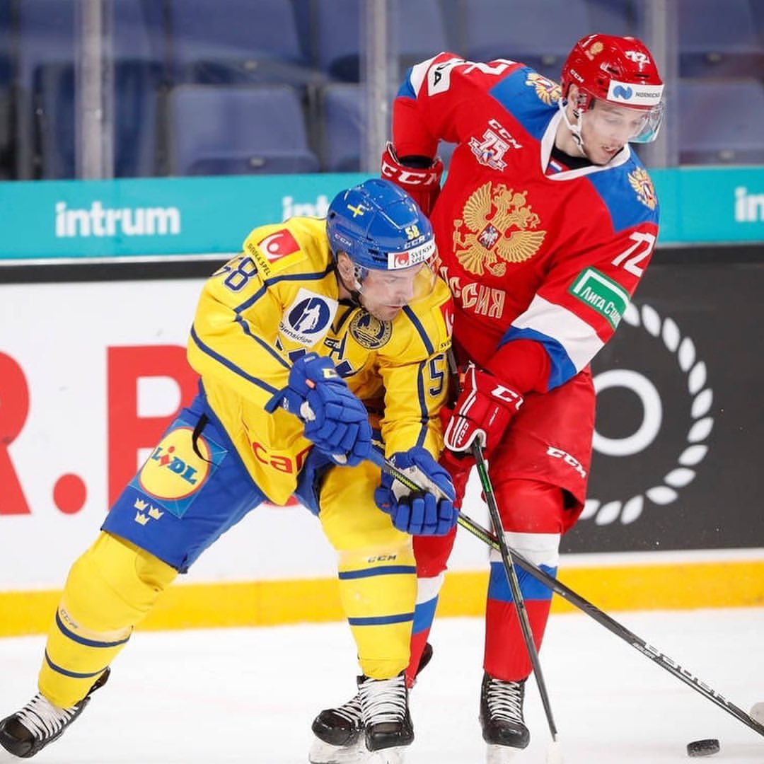 Россия 2:4 Швеция | Сергей Телегин отметился голевой передачей 