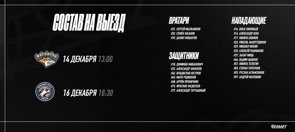 ВХЛ 25/26. Магнитогорск – Орск     