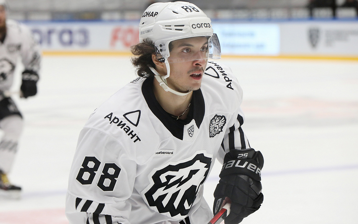 Никита Тертышный - лучший нападающий шестой недели КХЛ 