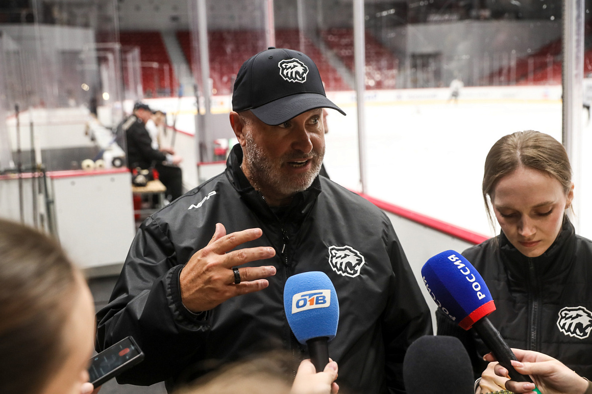 Открытая тренировка «Трактора» для СМИ 