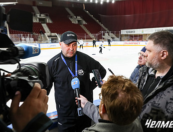 Открытая тренировка «Челмета» для СМИ