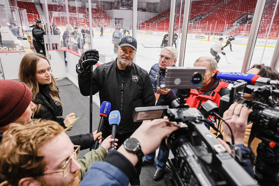 Открытая тренировка «Трактора» для СМИ 