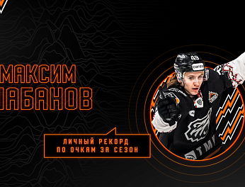 Максим Шабанов установил личный рекорд результативности в КХЛ 