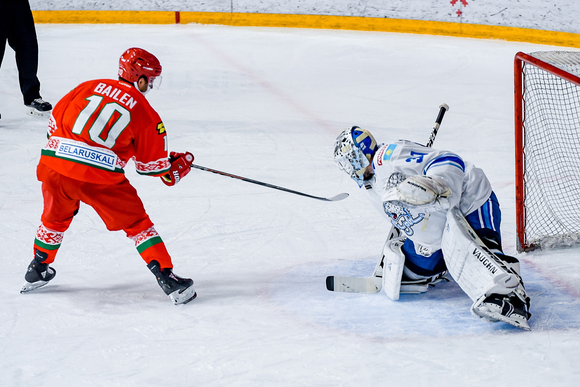 Сборная Беларуси с Ником Бэйленом обыграла «Барыс» 