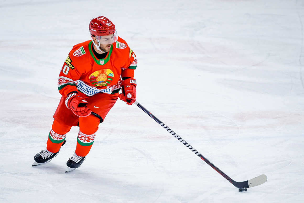 Сборная Беларуси провела повторный матч против «Барыса». Ник Бэйлен отметился голевой передачей 