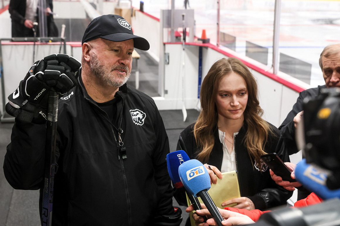 Открытая тренировка «Трактора» для СМИ 