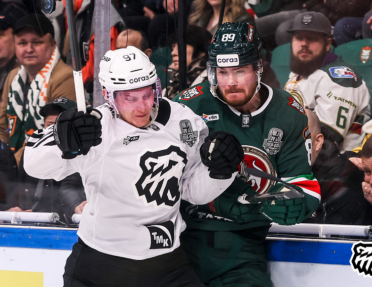 25/26. Кубок Гагарина. 1/8 финала. Матч #1. «Ак Барс» vs «Трактор» (3:2 ОТ)